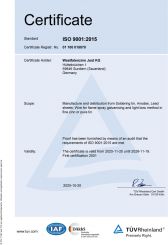 Zertifikat 2025 English